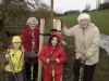 Replacement cherry tree planting 26.1.08. (Photo - Edinburgh Evening News)